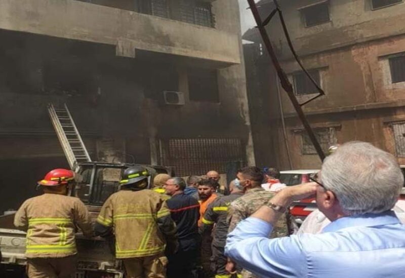 حريق مبنى الفنار