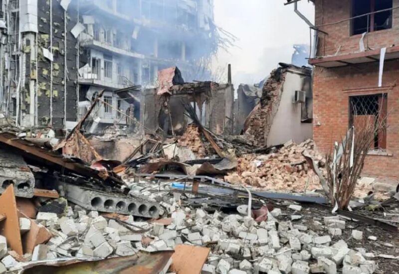 خاركيف تتعرض لقصف يومي من القوات الروسية (الأناضول)