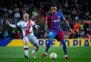 من مباراة برشلونة ورايو فايكانو