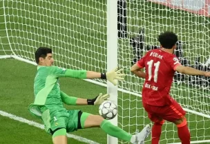 كورتوا من أبرز أسباب فوز ريال مدريد بأبطال أوروبا