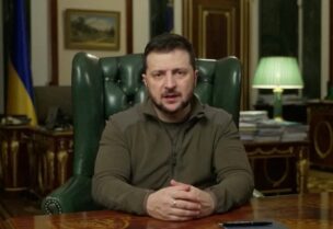 الرئيس الأوكراني فولوديمير زيلينسكي