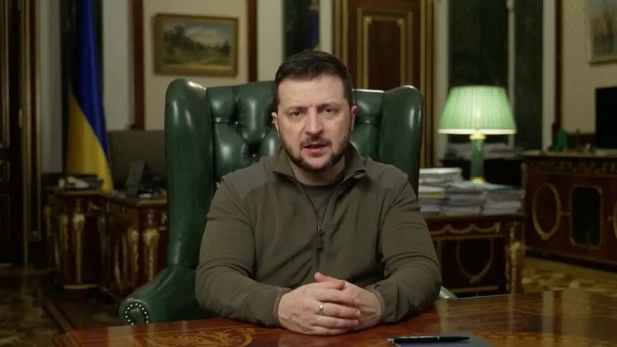 الرئيس الأوكراني فولوديمير زيلينسكي