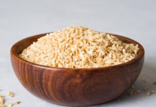 الأرزّ البني