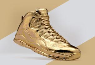 حذاء Solid Gold OVO x Air Jordans