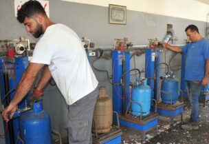 مركز لتعبئة الغاز في لبنان