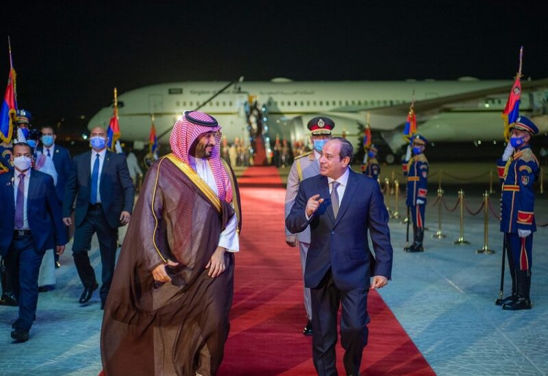 ولي العهد السعودي محمد بن سلمان والرئيس المصري عبد الفتاح السيسي