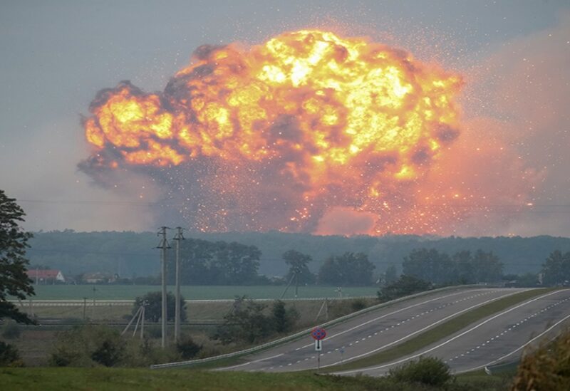 انفجار في أوكرانيا- أرشيفية