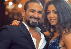 أحمد سعد وزوجته علياء بسيوني