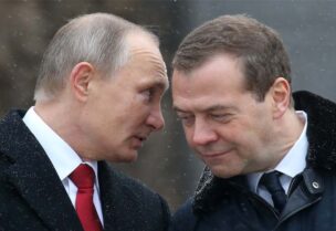 فلاديمير بوتين وديمتري ميدفيديف
