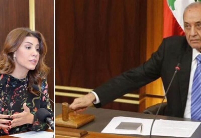 رئيس مجلس النواب نبيه بري والنائبة بولا يعقوبيان