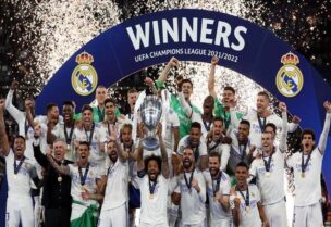 تتويج ريال مدريد بدوري أبطال أوروبا
