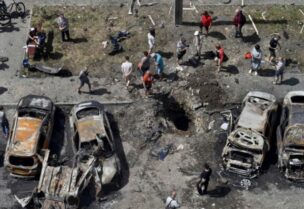 قصف عنيف على مدينة ليسيتشانسك الأوكرانية