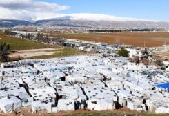 مخيم للنازحين السوريين في لبنان