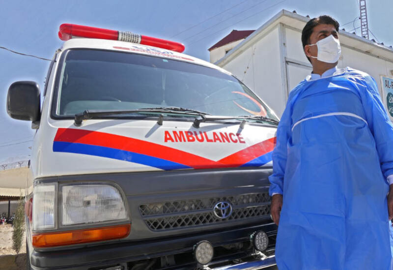 سيارة إسعاف في باكستان
