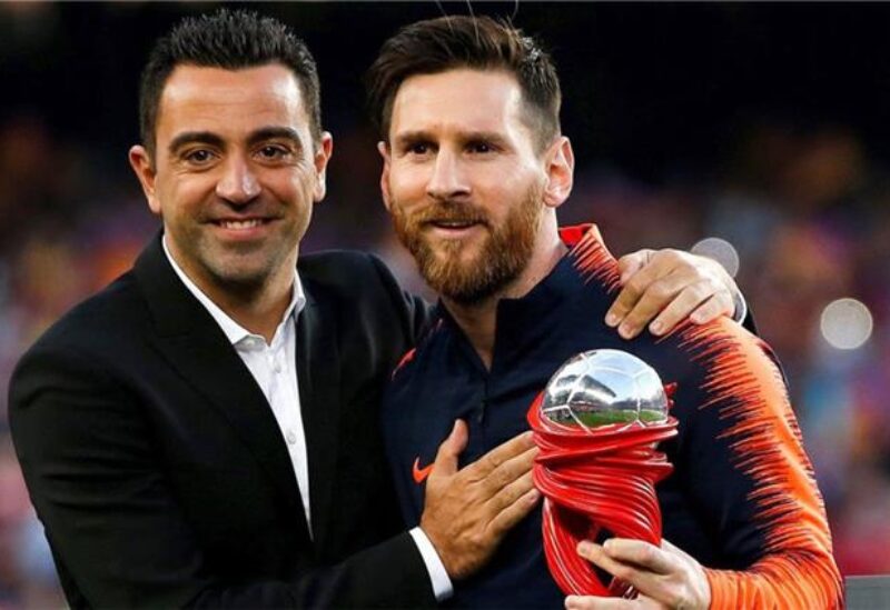 ميسي وتشافي