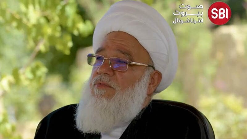 الأمين العام السابق لـ "حزب الله" الشيخ صبحي الطفيلي