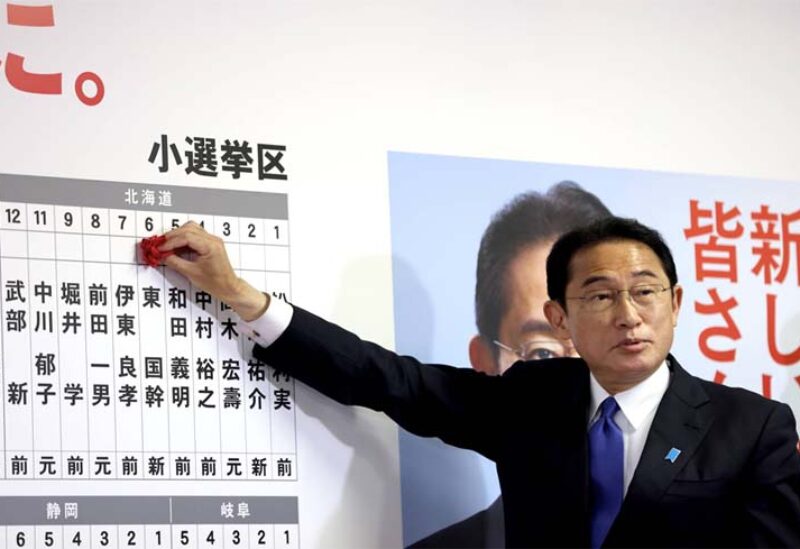 رئيس الوزراء الياباني وزعيم الحزب الليبرالي الديمقراطي الحاكم فوميو كيشيدا
