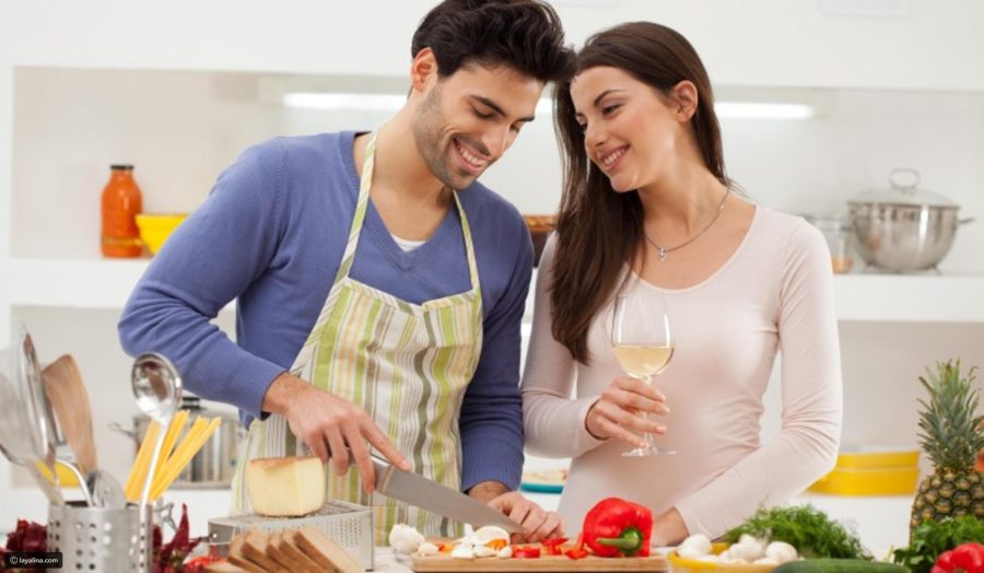 تقاسم المهام المنزلية