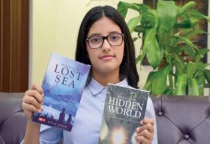 أصغر مؤلفة سعودية ريتاج حسين الحازمي البالغة من العمر 13 عاماً
