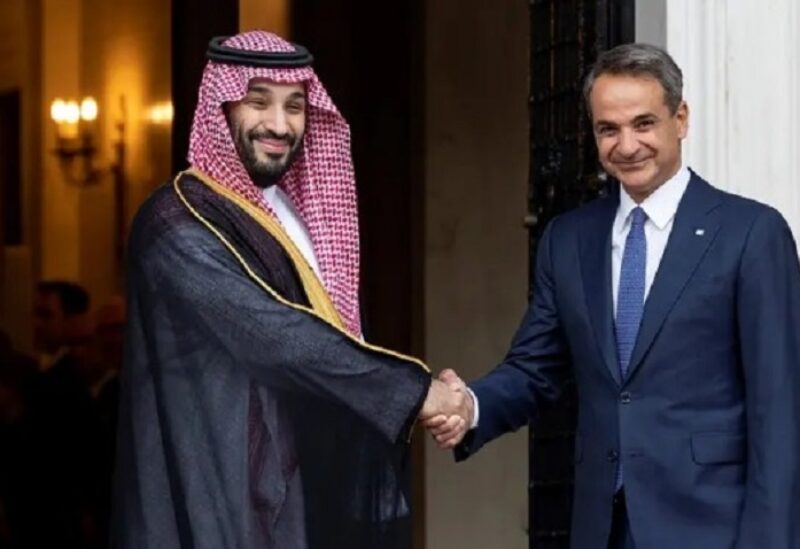 ولي العهد السعودي خلال زيارته الى اليونان