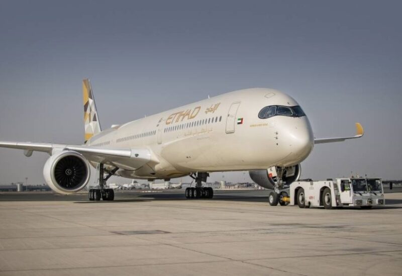 طائرة تابعة لطيران الاتحاد