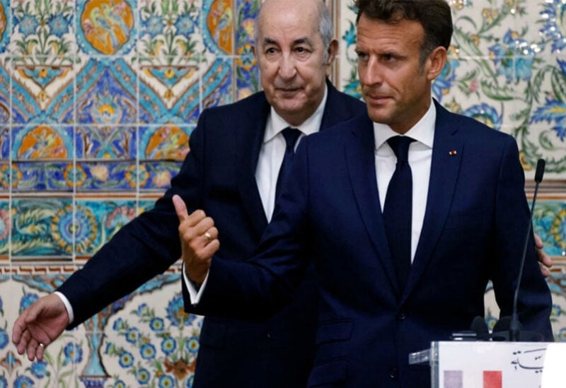 الرئيس الجزائري والرئيس الفرنسي
