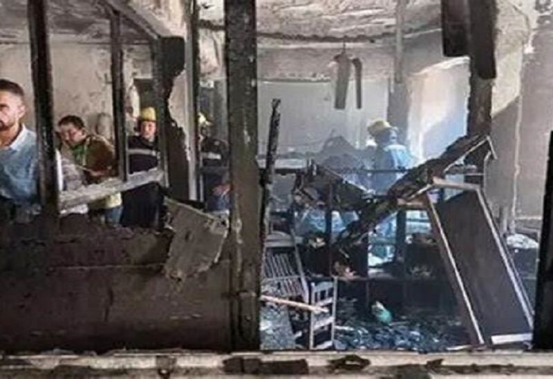 حريق مروع في كنيسة مصرية