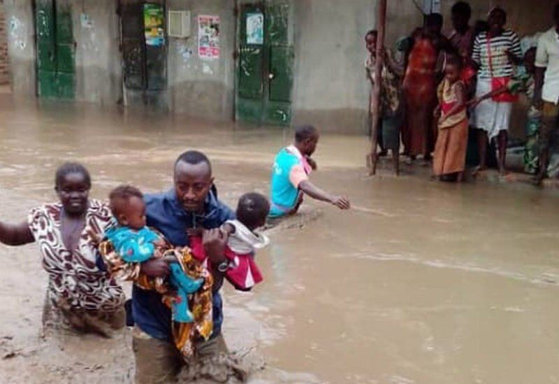 الفيضانات في مبالي