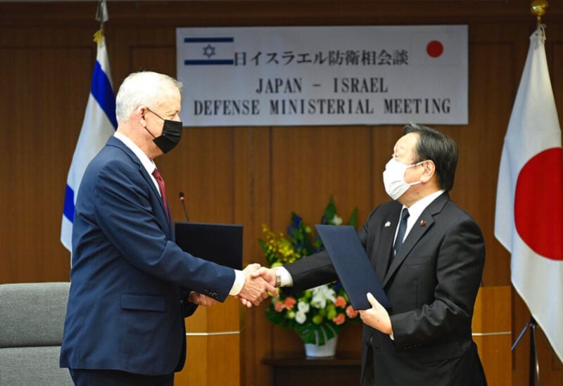 وزيرا دفاع اليابان وإسرائيل
