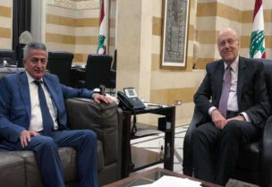 الرئيس نجيب ميقاتي والوزير يوسف خليل