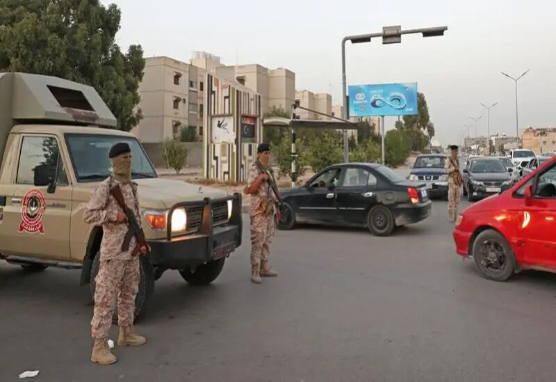 عناصر الأمن في العاصمة الليبية طرابلس