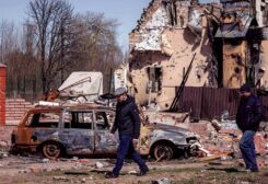 آثار الدمار في أوكرانيا