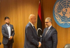 رئيسا مجلسي النواب والدولة في ليبيا عقيلة صالح وخالد المشري