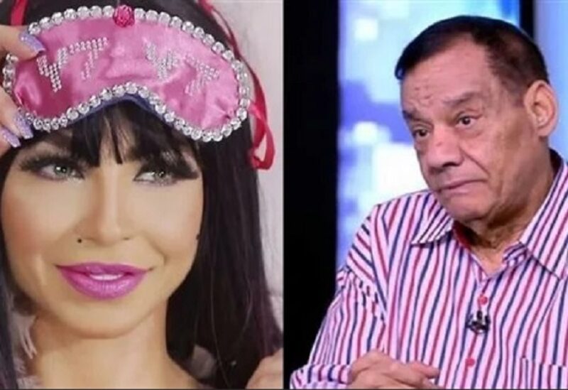 الموسيقار المصري حلمي بكر ودوللي شاهين