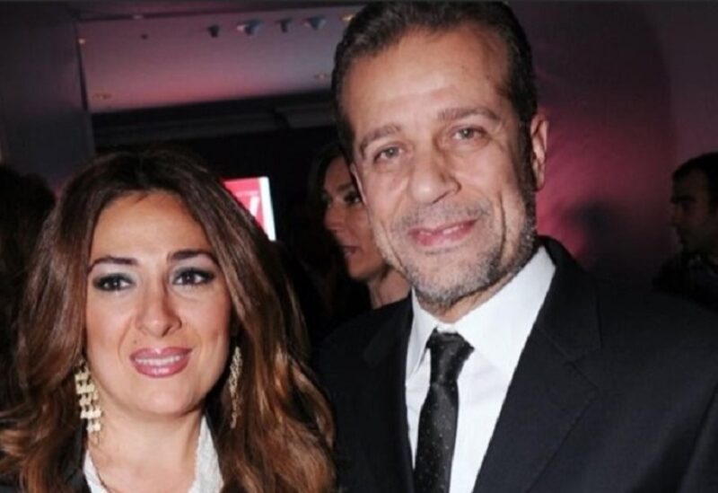 الفنان شريف منير وزوجته لورا