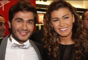 نادين وشقيقها الراحل جورج الراسي