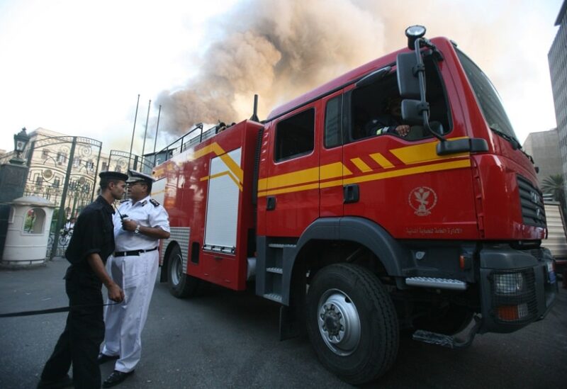 فريق إطفاء في مصر