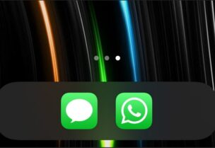 تطبيقا واتساب و iMessage