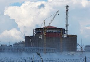 محطة زابوريجيا النووية في أوكرانيا (رويترز)