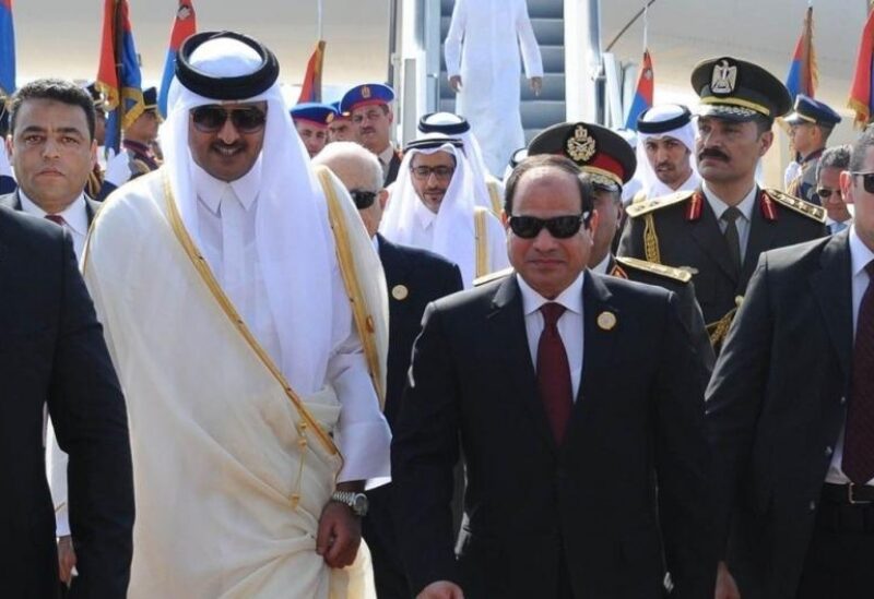 السيسي وأمير قطر
