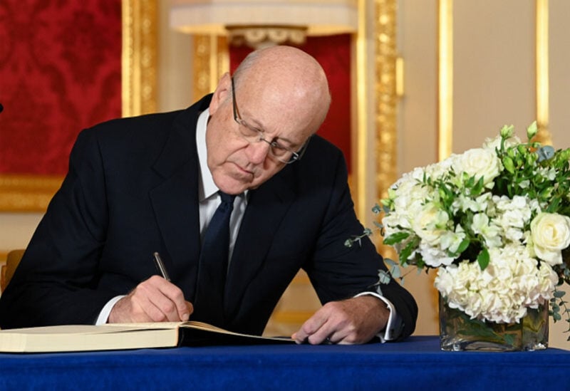 الرئيس نجيب ميقاتي حلال تمثيله لبنان في تشييع الملكة إليزابيث