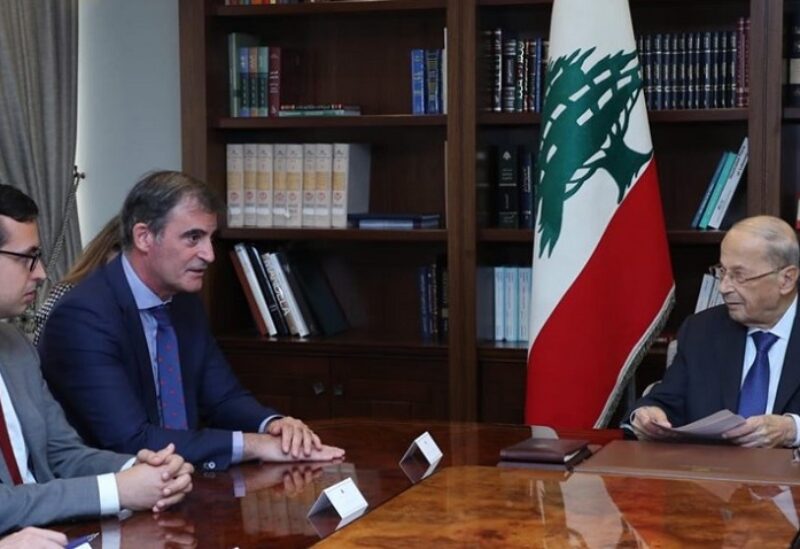 رئيس الجمهورية مع بعثة صندوق النقد الدولي