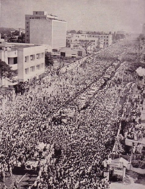 من جنازة الزعيم السياسي الهندي سي. أن. أنادوراي