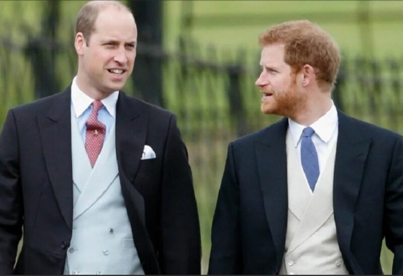 ولي العهد البريطاني الأمير هاري وشقيقه الأمير هاري