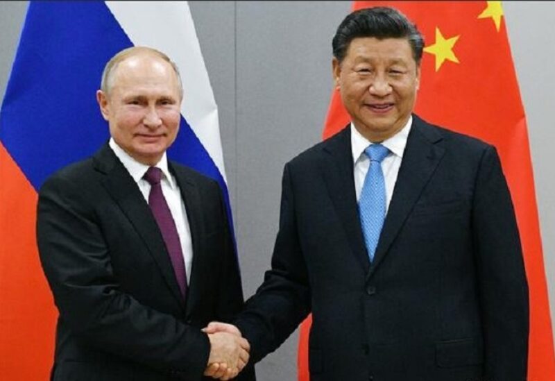 الرئيس الروسي فلاديمير بوتين ونظيره الصيني شي جينبينغ