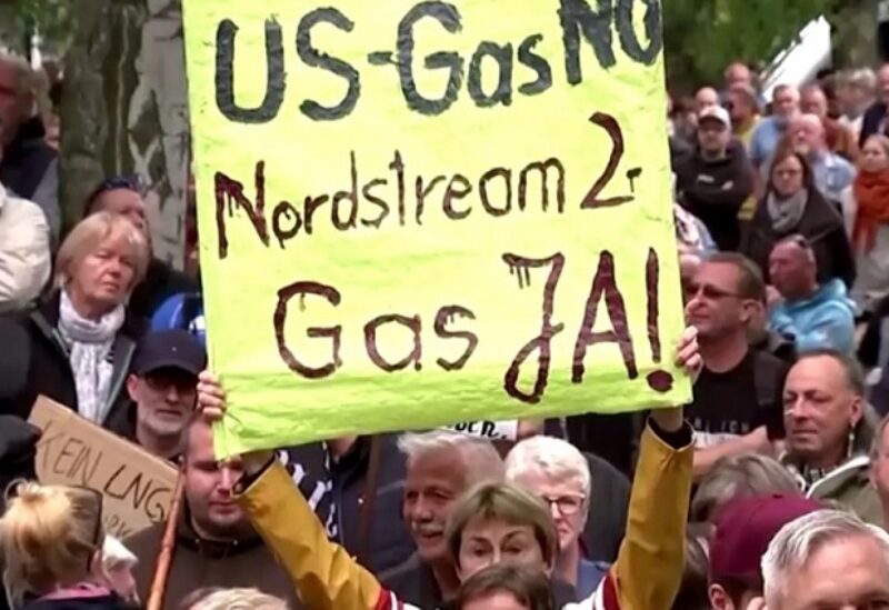مظاهرات في المانيا من اجل الغاز الروسي