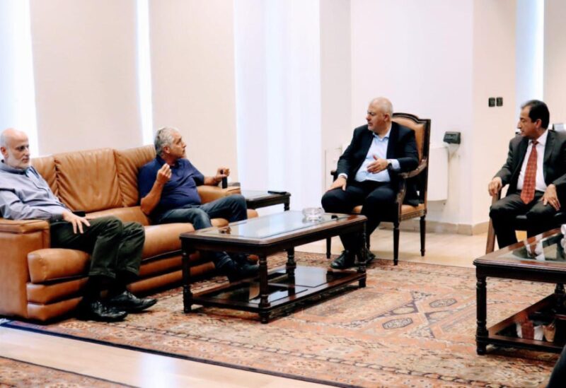 اجتماع في مكتب محافظ مدينة بيروت القاضي مروان عبود بحضور رئيس المجلس البلدي المهندس جمال عيتاني
