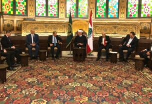 باسيل ووفد من تكتل لبنان القوي يلتقي المفتي دريان