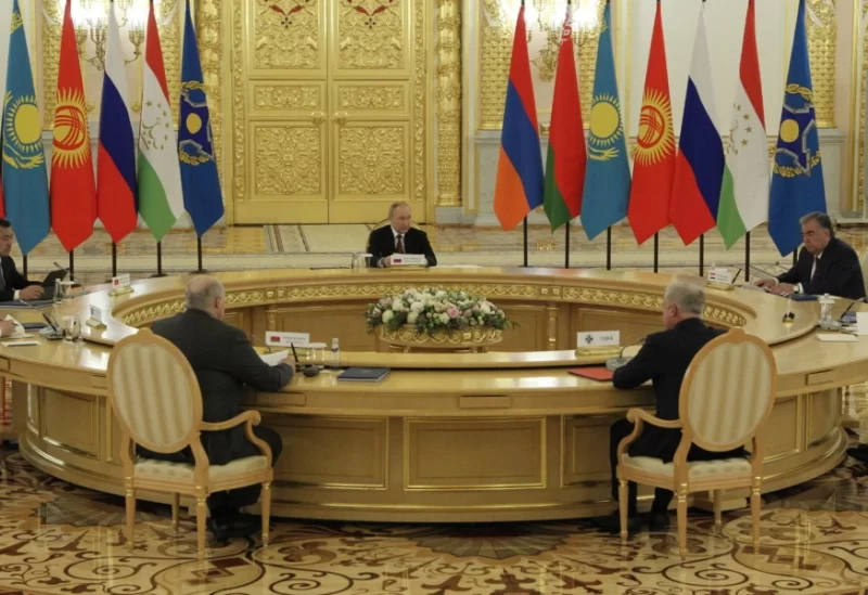 بوتين خلال اجتماعه مع الحلفاء- أرشيفية