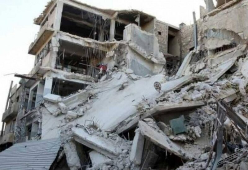 مبنى منهار في حلب (أرشيف)